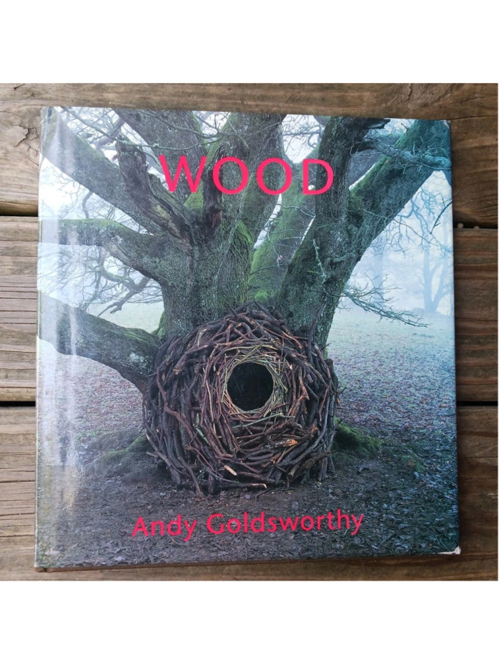 Andy Goldsworthy Wood 1996 Harry N Abrams First Edition Hardcover Book